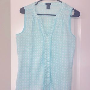 Ann Taylor, sleeveless blouse, size Small.  Used, barely worn.